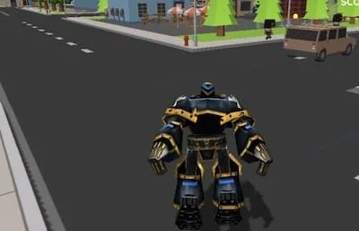 Robot Hero City Simulator 3D