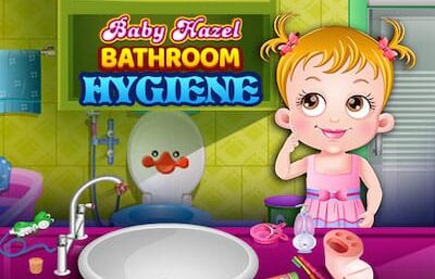 Baby Hazel Bathroom Hygiene
