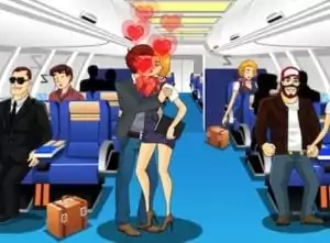 Air Hostess Kissing