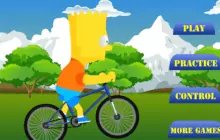 bart-simpson-bicycle-game