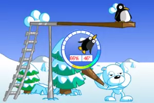 penguin target game