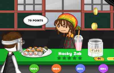 Papa's Sushiria, Free Flash Game