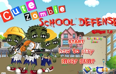 Cute-zombie-school-defense