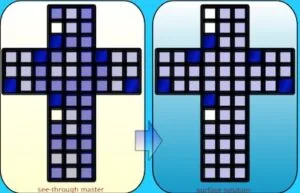 Unfolded-cube-puzzle