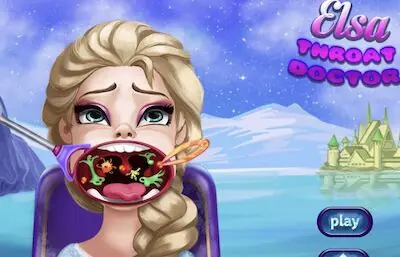 Elsa Throat Doctor