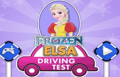Frozen Elsa Driving Test