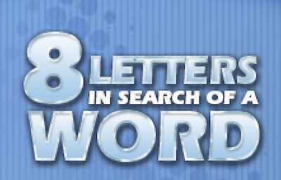 8 Letters In Search Of A Word