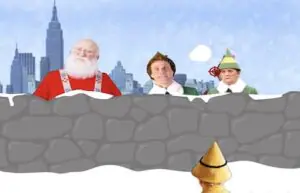 Elf Snowball fight