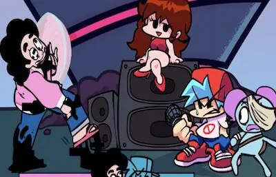 FNF Pibby Steven And Spinel