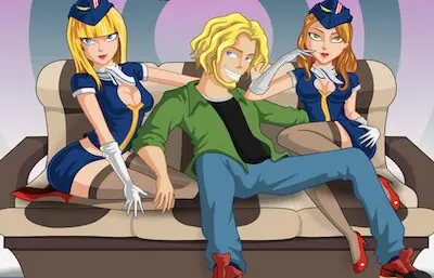 Naughty Airhostess