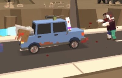 Zombie Derby Blocky Roads